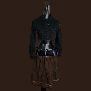 Reworked Levi’s cropped jeans jacket